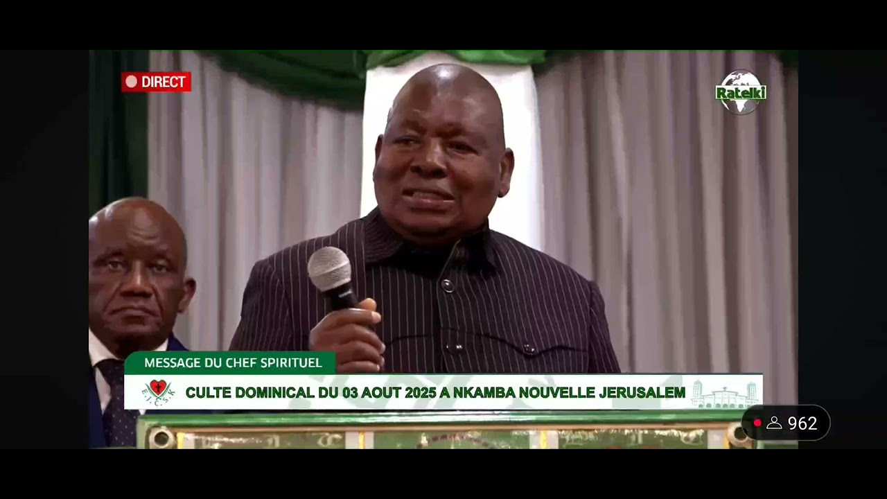 Message de Papa SKK du 3 aout 2025 à Nkamba