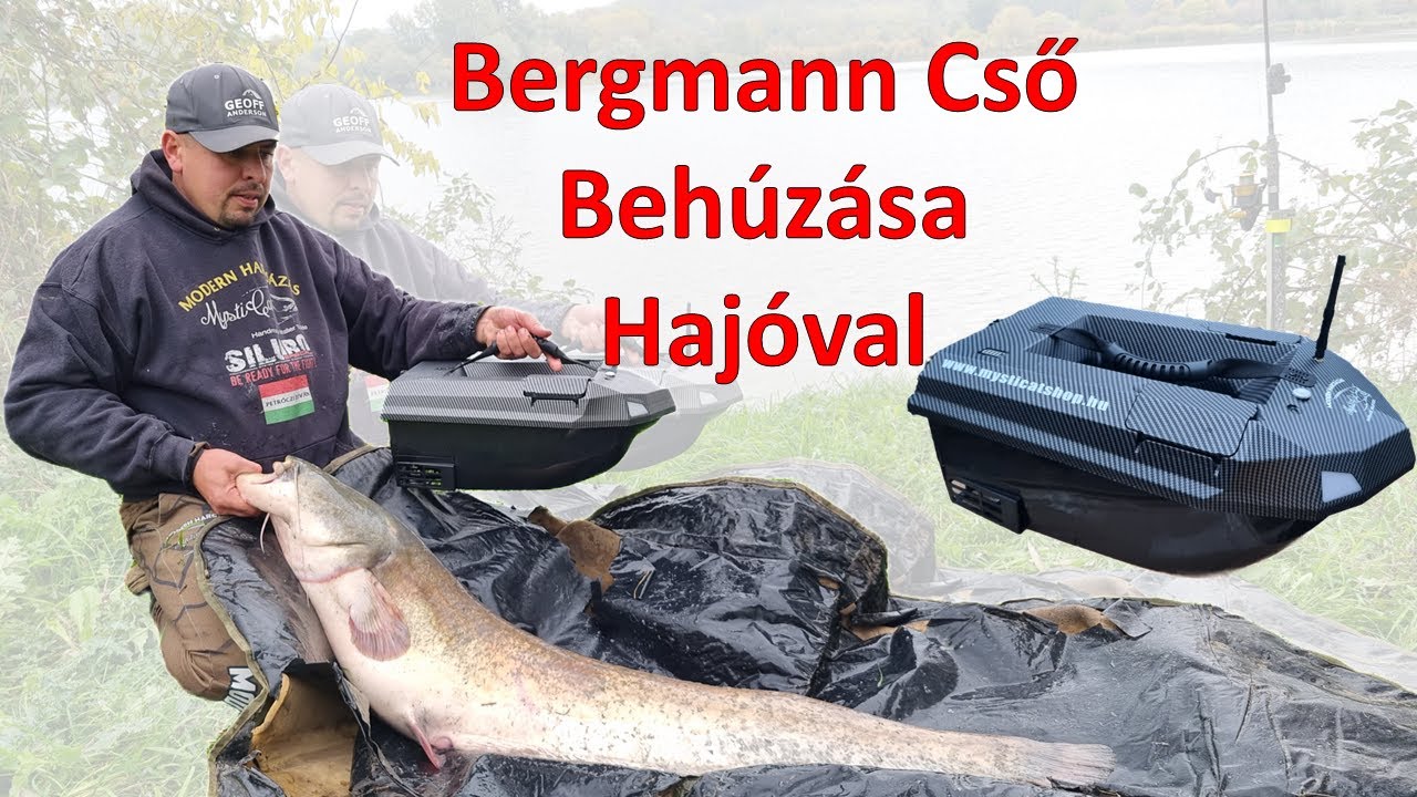 Harcsás Bergmann Csöves Szerelék Behúzása Etetőhajóval (Mysticat Team Modern Harcsázás)