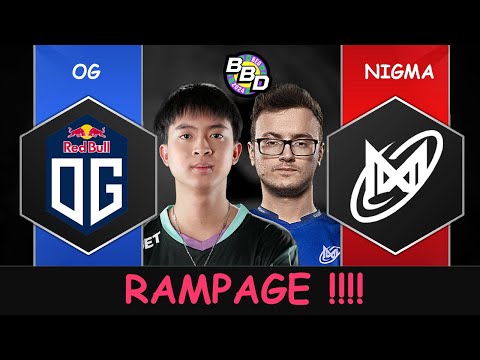 23 SAVAGE vs MIRACLE CARRY BATTLE RAMPAGE UPPER BRACKET FINAL - OG vs Nigma Galaxy BDB EU CQ Dota 2