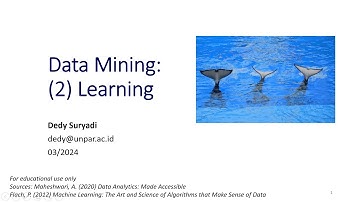 Supervised & Unsupervised Learning in Data Mining/Machine Learning