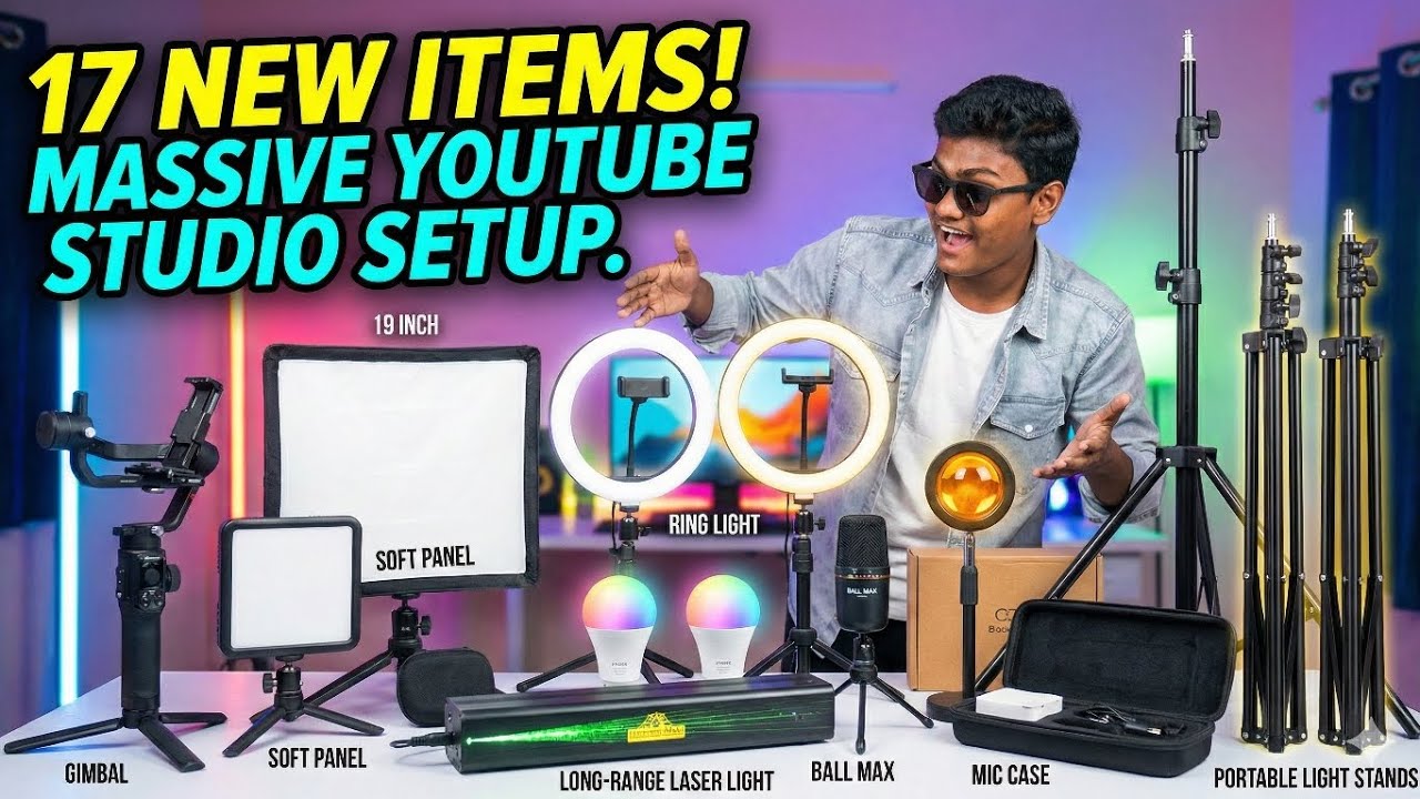 ​I Bought EVERY Gadget for my YouTube Studio! 📦 Ultimate Amazon Tech Unboxing 2026 ✨