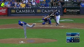 CHC@MIL: Braun rips an opposite-field three-run jack