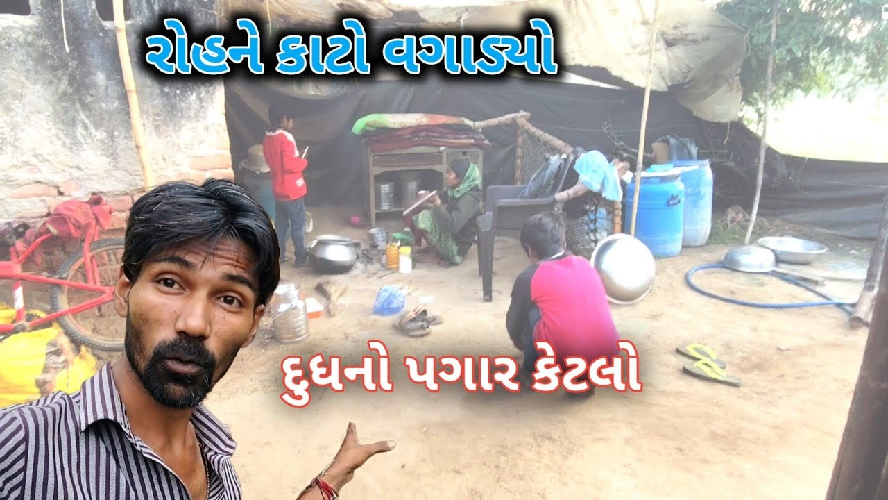 રોહને કાટો વગાડ્યો 😱 દુધનો પગાર કેટલો | Family Vlogs Sanju Kumar Vlog 