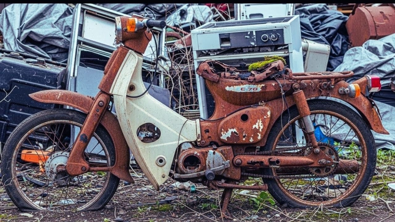 1979 Honda Super Cub C70 Full Restoration // Will It Run After 48 Years!