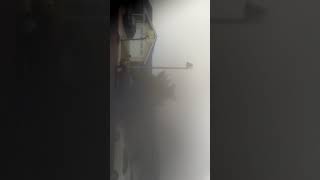 102817 741am LARGE COPTER CROSS SALERO X DESEO END OF STREET IN FOG CESSNA REVVVVVV ON MY HEAD...