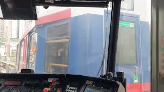 輕鐵507(第三期列車1091+1093) 良景至田景總站 (2023-03-29)