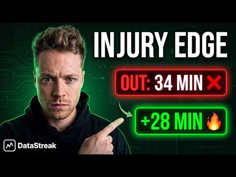 I Use This to See Which NBA Players Get Hot When a Star Sits Out | Injury Edge