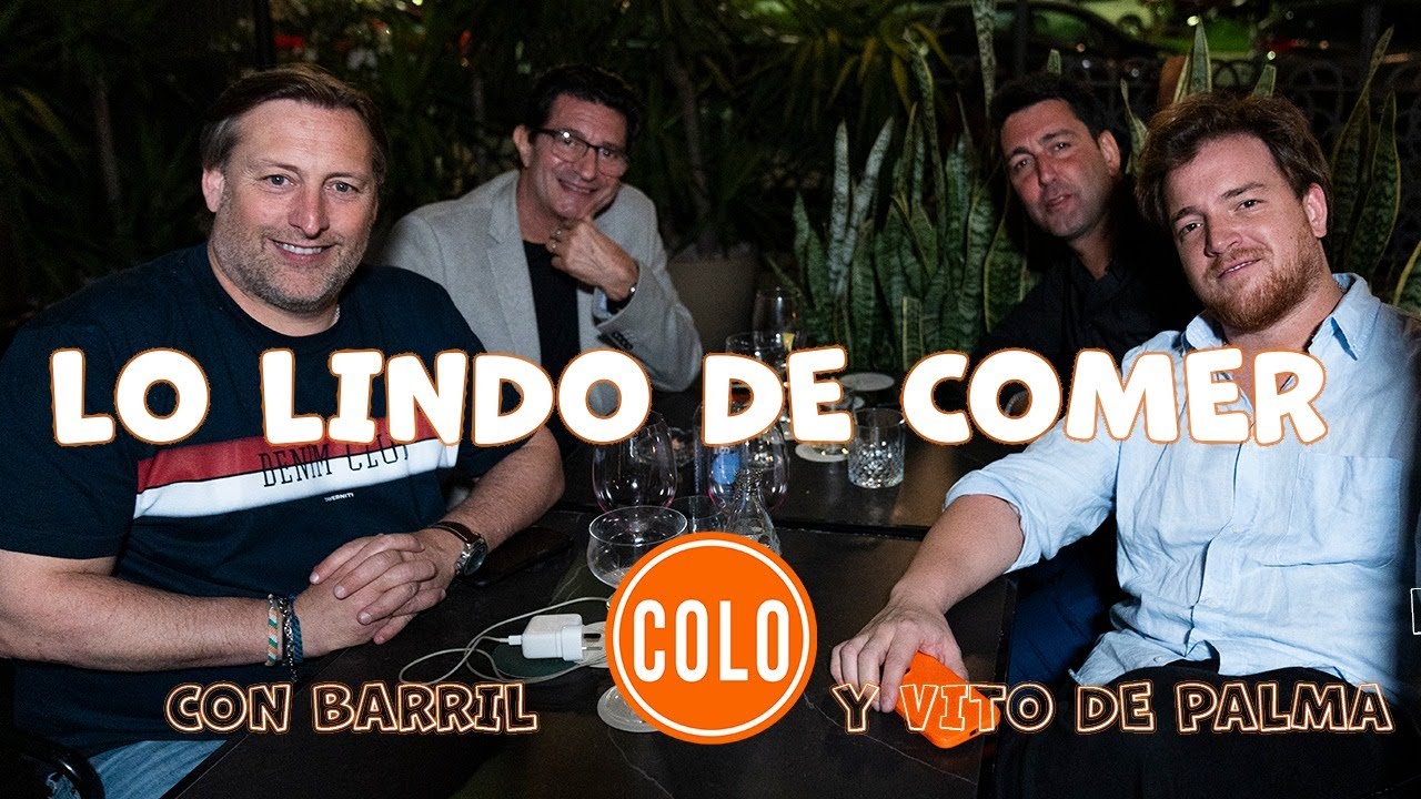 LO LINDO DE COMER...con Jorge Barril, Vito De Palma, el Flaco Charly y el Colo.