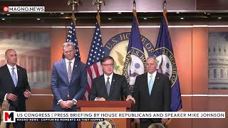 🇺🇸 Speaker Mike Johnson &amp; House Republicans Grill Democrats in Weekly Press Briefing [LIVE]