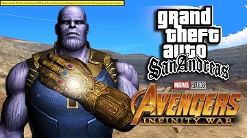How to install "THANOS" mod in GTA Sa With all powers 100 %work