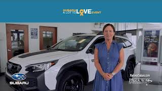You'll find a lot to love like 0% financing during the Subaru A Lot to Love Event at Parkway Subaru!