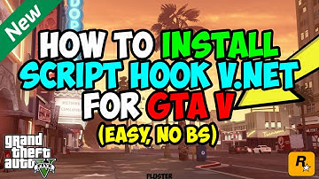 How to Install SCRIPT HOOK V.NET for GTA 5 MODS (easy)