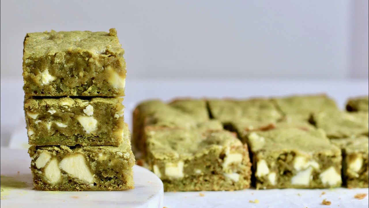 Brownies Matcha - Chocolat Blanc | William's Kitchen