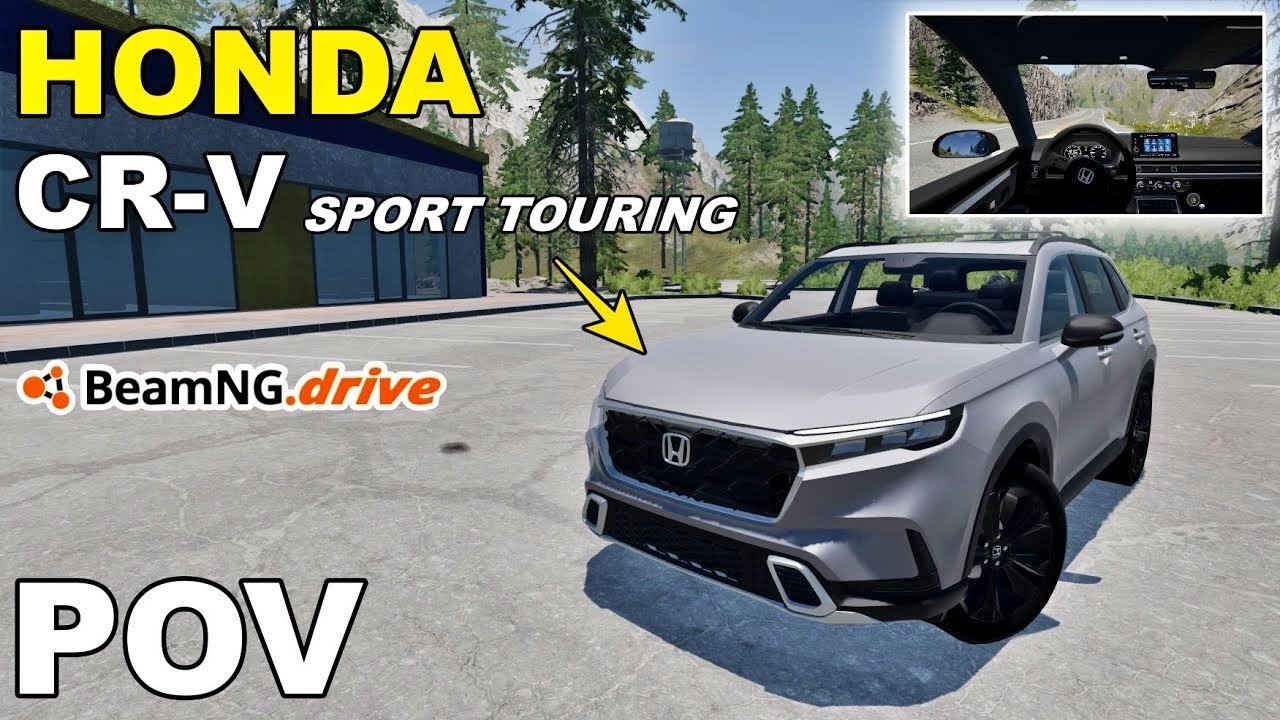 Honda CR-V Sport Touring 2025 - O sonho de todo dono de SUV | Test Drive BeamNG Drive | 4K