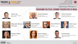 ERF30 Annual Conference - Plenary 1: Panoramic Political Economy Perspective of MENA