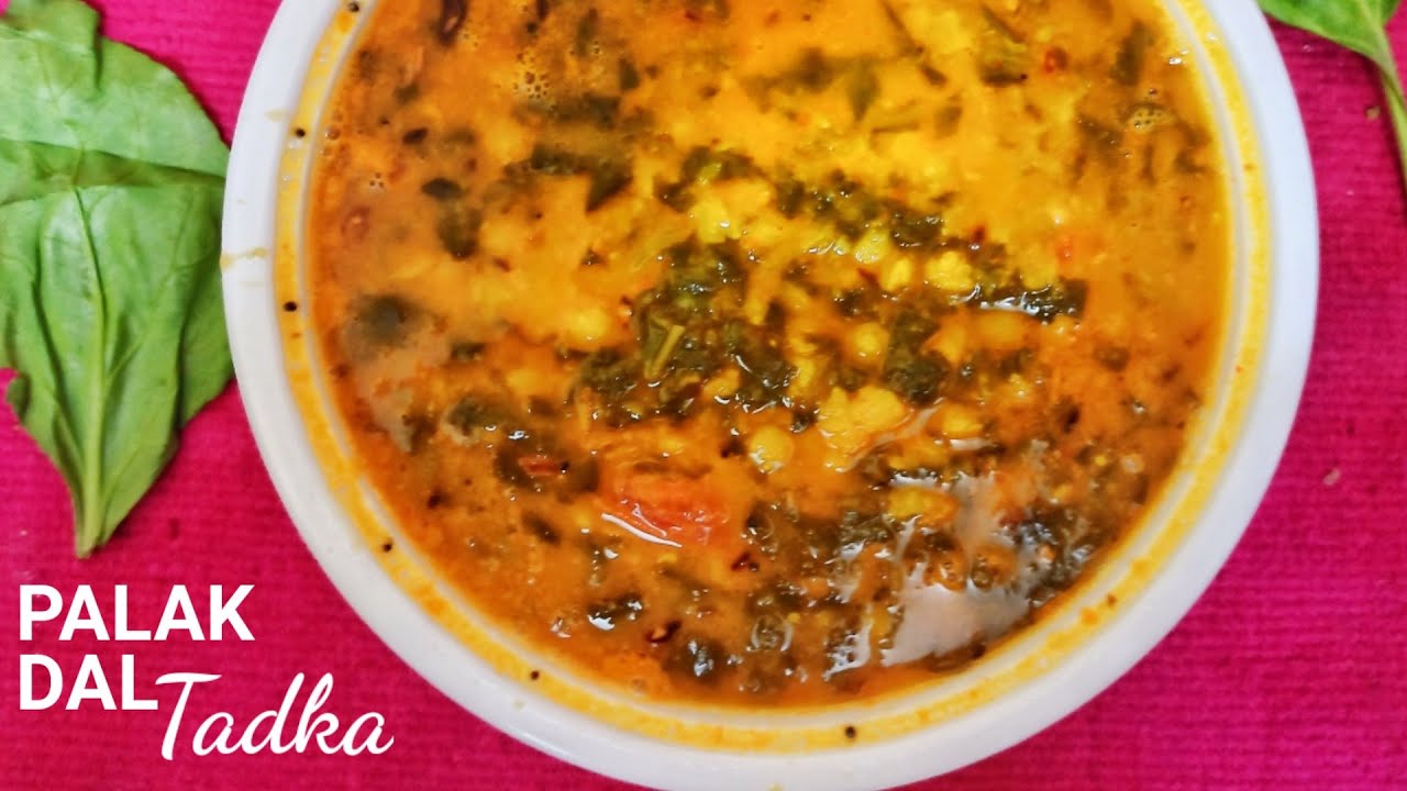 Dal Palak Tadka Spinach Dal Recipe How to make Tasty Dal Palak