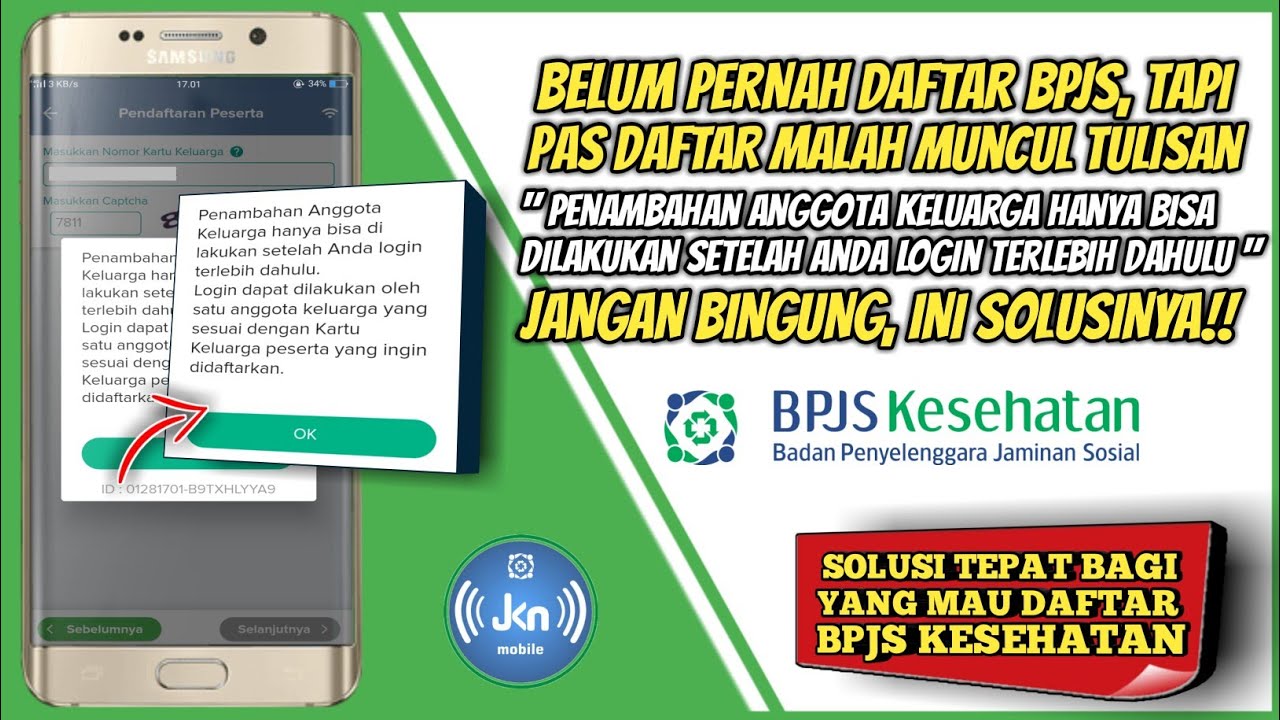 Cara Daftar Bpjs Kesehatan online ( permasalahan daftar bpjs melalui