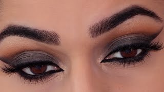 Dramatic Black Arabic Makeup Tutorial |MORPHE | Beauty by Saba