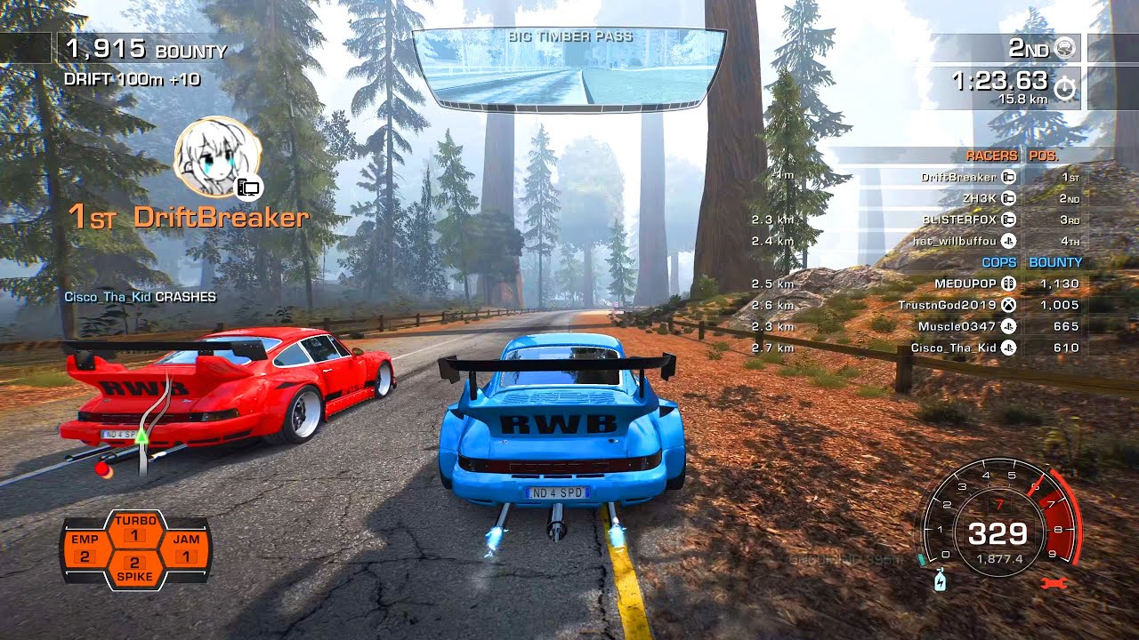 Racing The RWB Porsche 911 Carrera RSR In Hot Pursuit