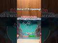 ERROR ETB Opening! Twilight Masquerade ETB