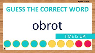 [Scrambled Word Game] Can You Unscramble These Words? 5 Letters