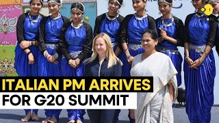 G20 Summit 2023: Italian Prime Minister Giorgia Meloni arrives in New Delhi | WION Originals
