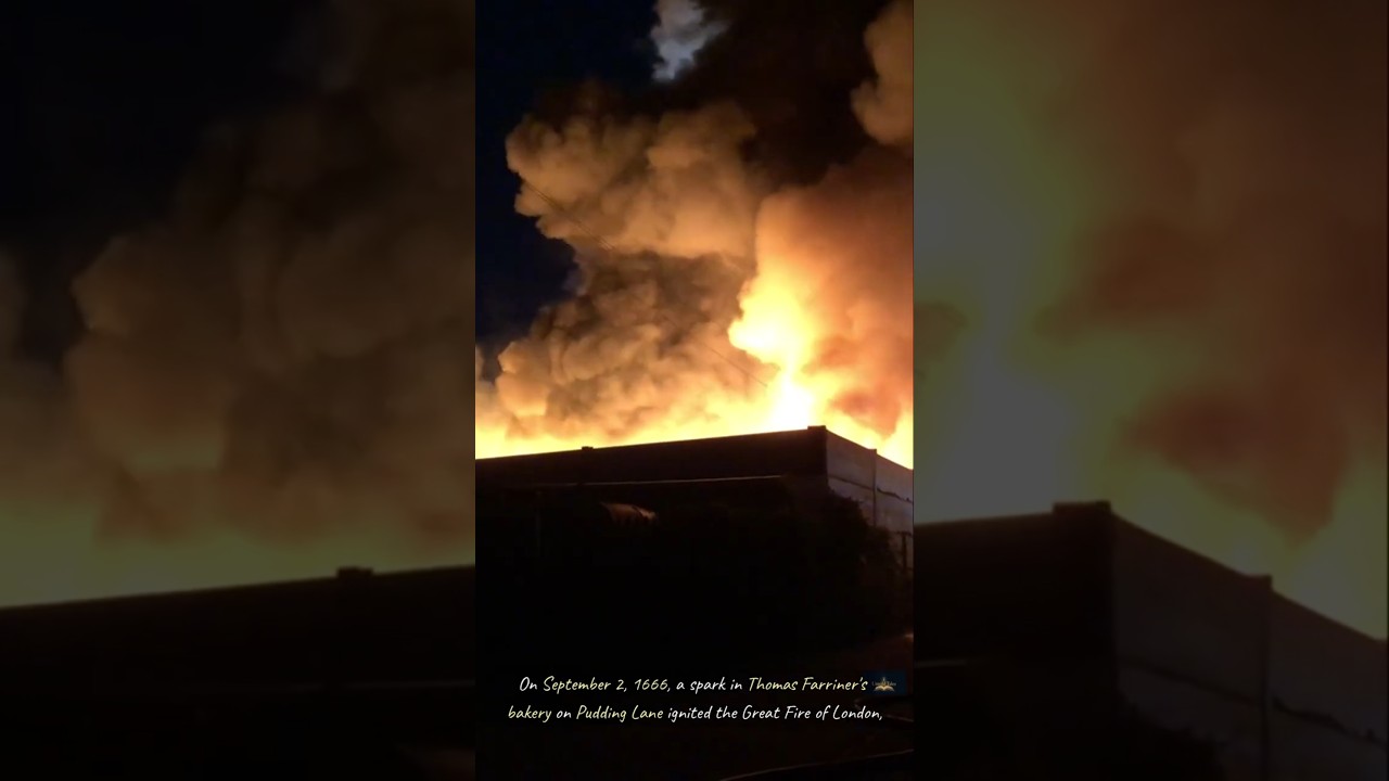 Great Fire of London 1666 Infernos Eerie AI Echoe 