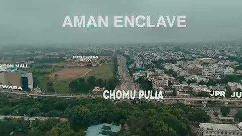 Drone video | Aman Enclave | jda approved plot in Jaipur Sikar road | 