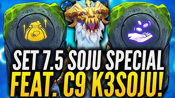 Hitting the Set 7.5 SOJU SPECIAL! ft. C9 k3soju | Teamfight Tactics Set 7.5 PBE
