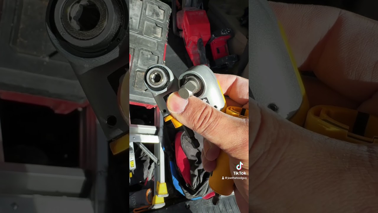 Новый угловой адаптер DeWalt поставляется вместе с этим трюком для вечеринок