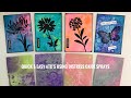 Quick Backgrounds Using Distress Oxide Sprays