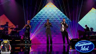 Jamal, Gabby & Josh Dancing On The Ceiling Full Performance American Idol 2025 Top 8 Judges Song