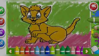Cat coloring - Coloring Book Paint Game screenshot 4