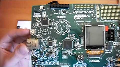 unboxing renesas RX62N demo kit