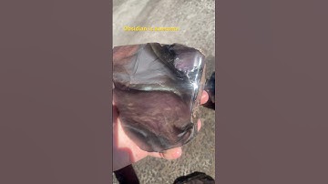 #obsidian #rockhounding #flintknapping