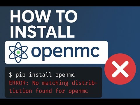 How to install openmc
