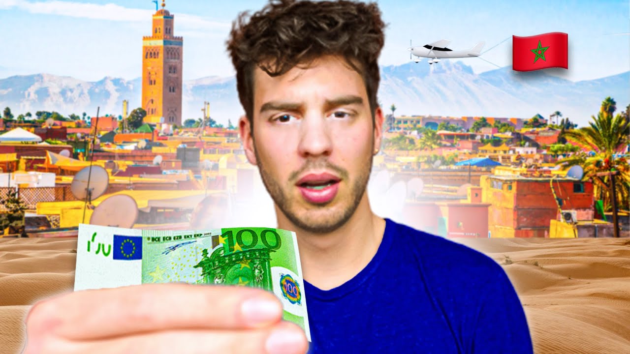 Overleven op €100 in Marokko 🇲🇦 (deze video stopt als mijn geld op is)