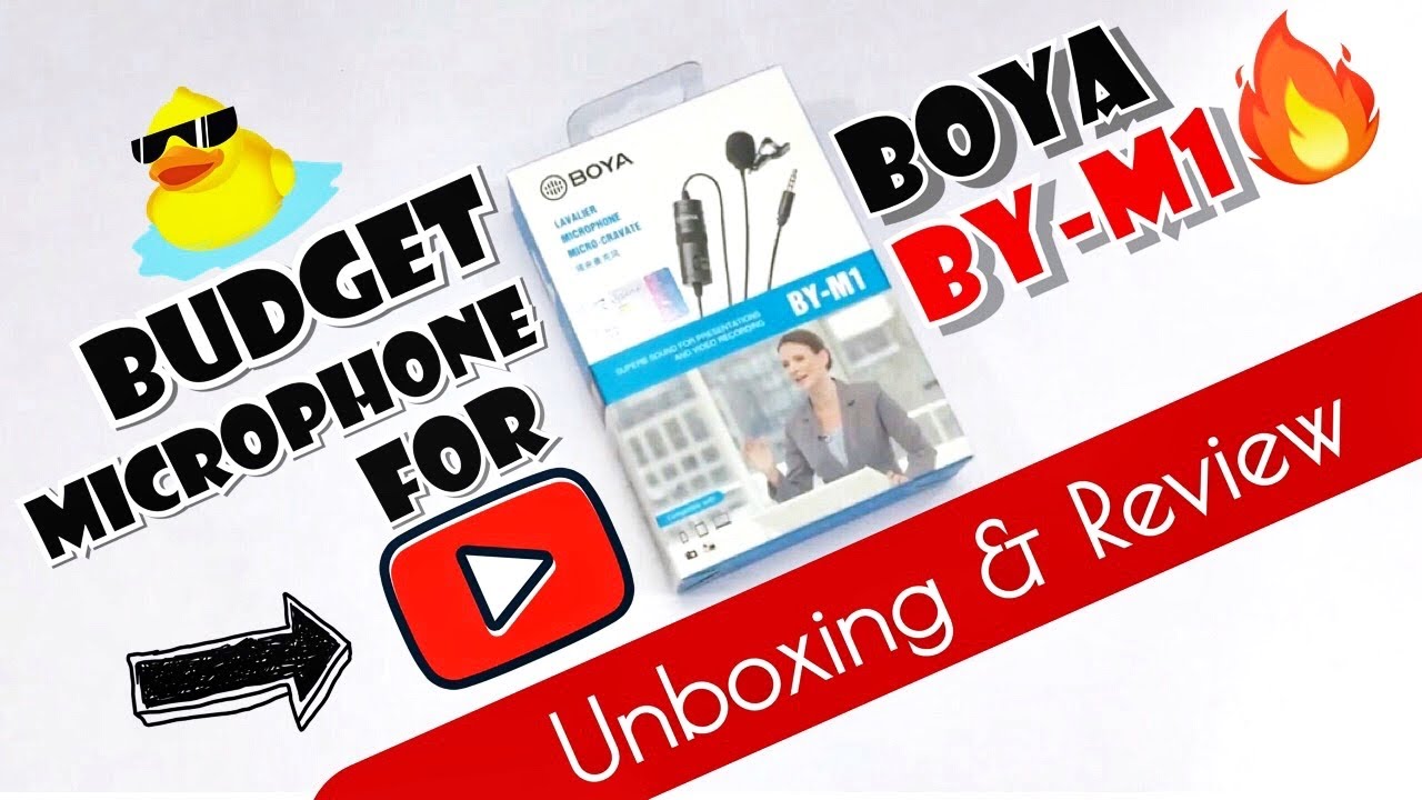 BOYA BY-M1 Mic Unboxing And Review | Best Budget Mic For Smartphone & DSLR 🔥- Hindi