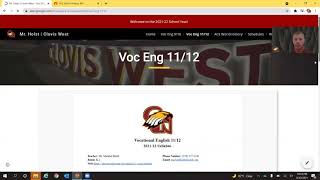 2021-22 Clovis West High Back-to-School Night (Mr. Holst)