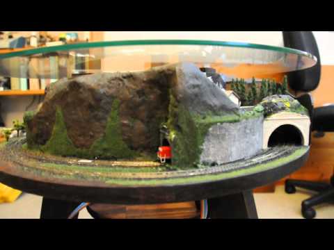 Zannulus Coffee Table Model Train Layout 2014 - YouTube