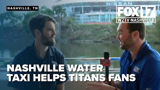 Travel options to the new Nissan Stadium with Nashville Water Taxi