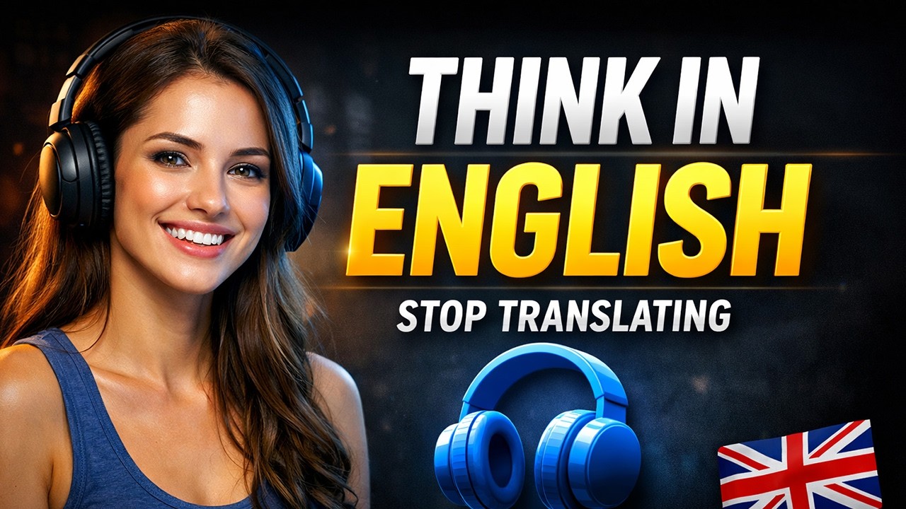 STOP Translating! How to THINK in English | Easy Tips for Beginners
