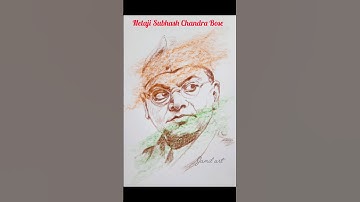 Drawing Netaji Subhash Chandra Bose #drawing #art #shorts