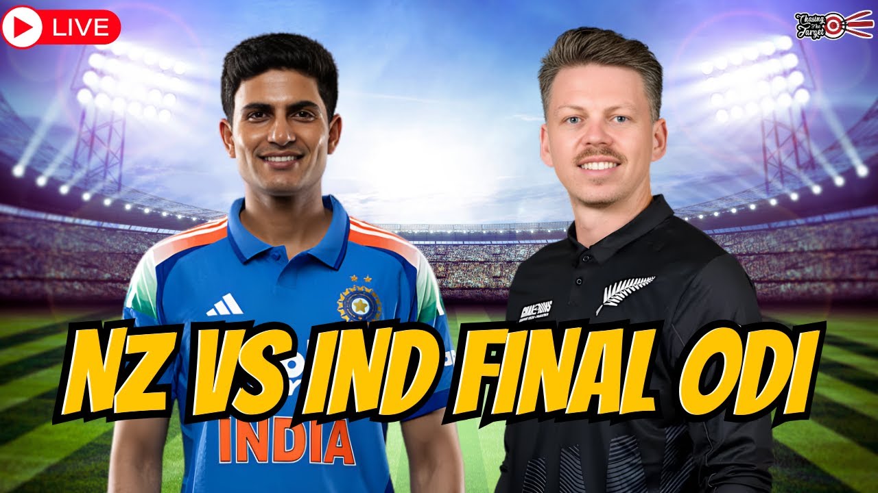LIVE WATCH-ALONG: INDIA VS NEW ZEALAND 3RD ODI - YouTube