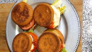 Making hot spicy burgers #how to make hamburger #spiciest burger recipe