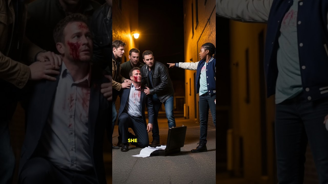 Three Men Attacked a Billionaire in an Alley—Black Girl Saved Him with Incredible Ball-Throwing Skil