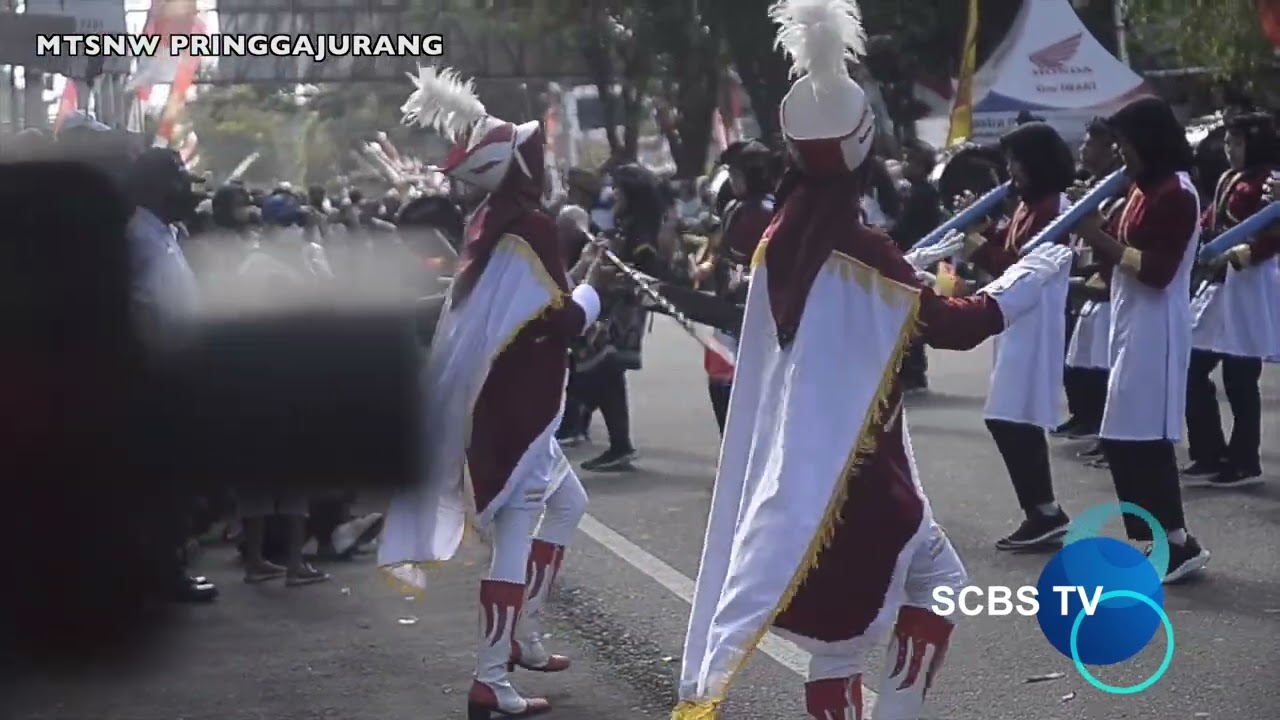 MTS NW PRINGGAJURANG drumband 17 agustus 2022 selong