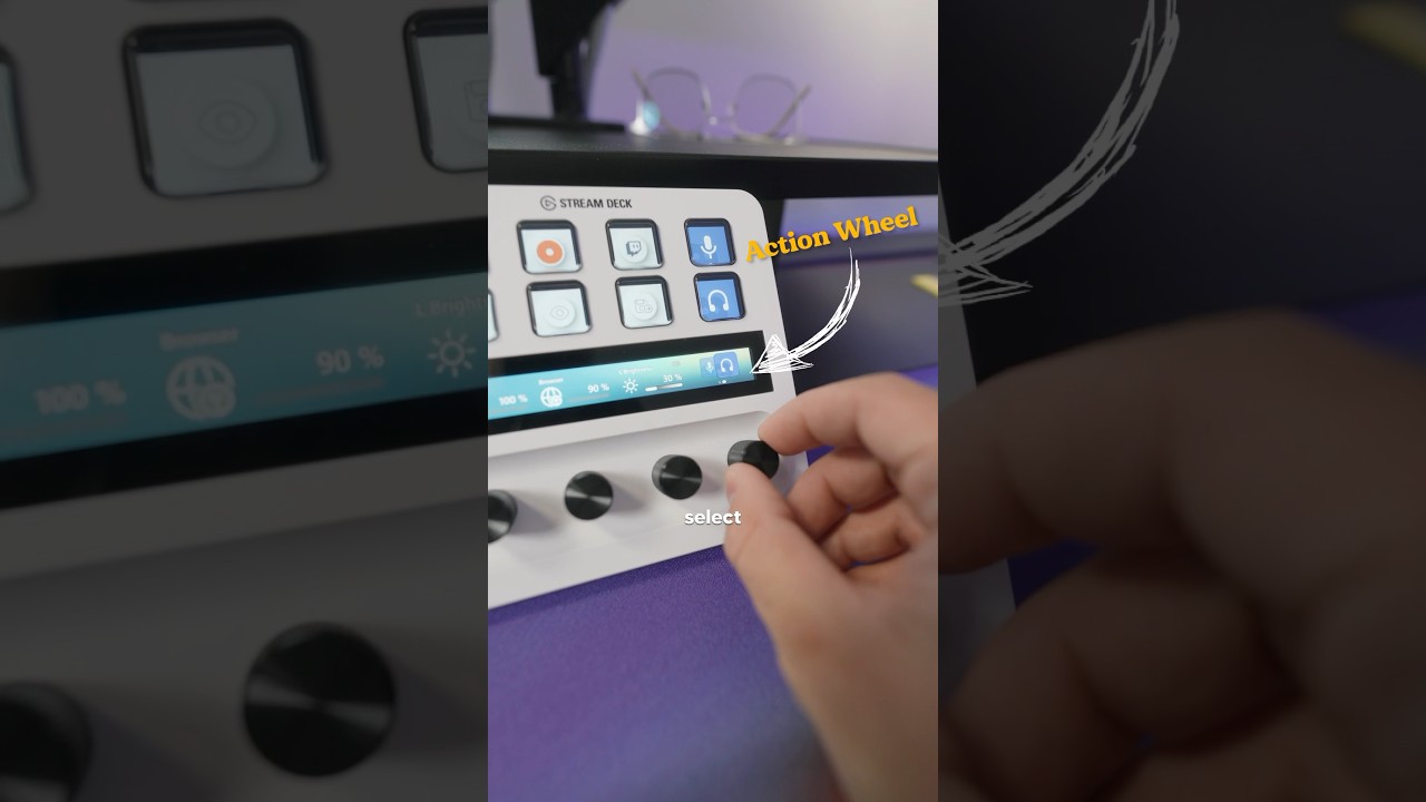 Stream Deck + update adds the “Action Wheel” 🛞 