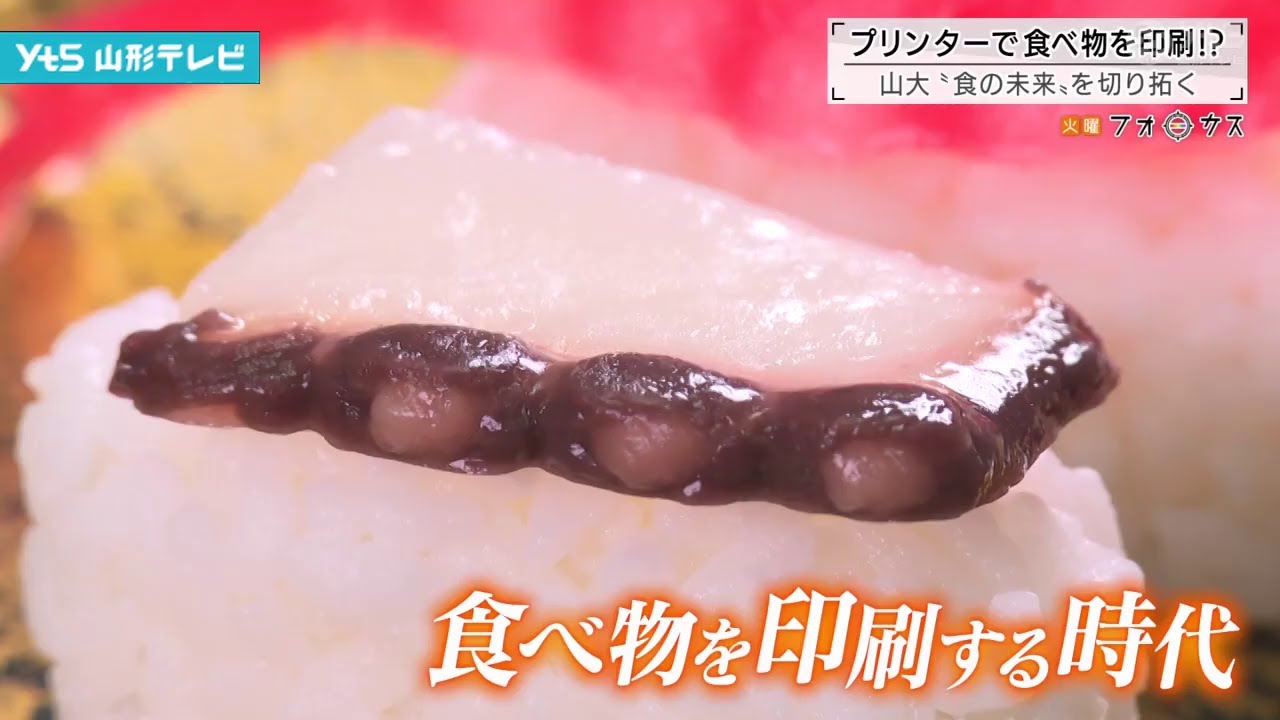3Dプリンターで食品を印刷 フードテック 食の未来を切り拓く 山形大学工学部が研究 火曜フォーカス