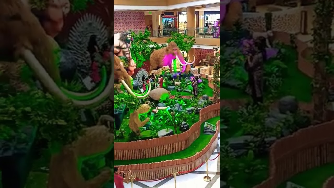 The lost world's view in Vegas mall in  Delhi